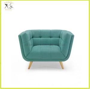 Modern Concise Leisure Chair Upholstered Armchair Fabric Sofa Chair