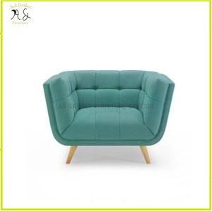 Modern Concise Leisure Chair Upholstered Armchair Fabric Sofa Chair