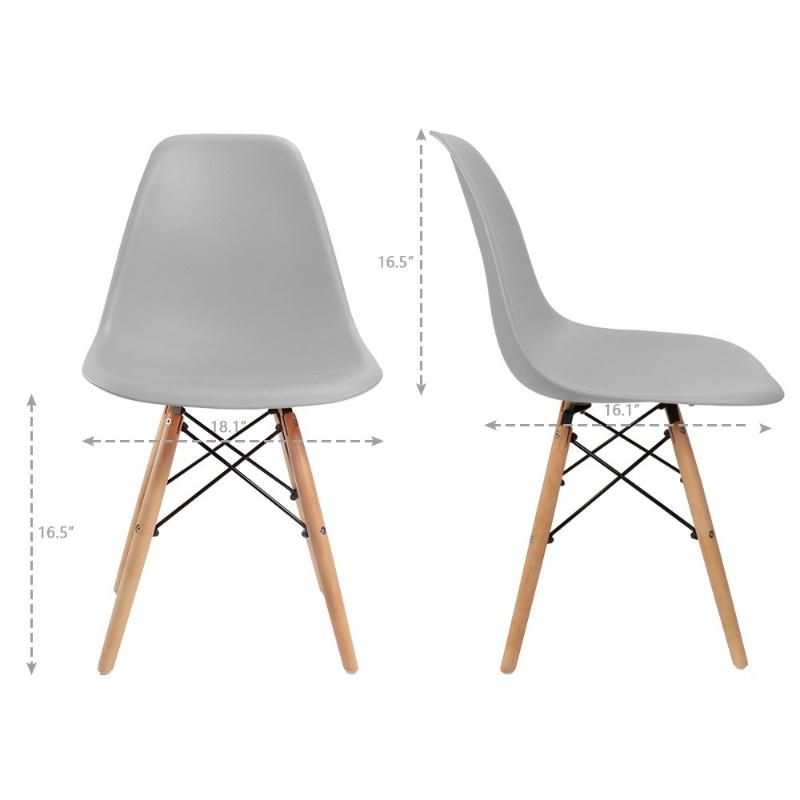OEM Factory Cheap Price Plastic Dining Chairs Set Modern Restaurant Chairs Living Room Chairs