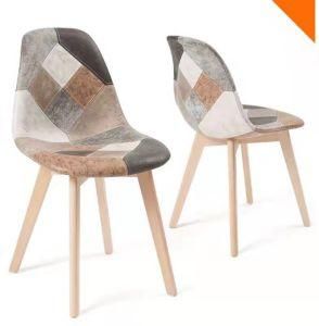 Dining Chair Metal Legs Fabric
