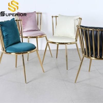 Factory Selling MID Century Customized Dining Room Velvet Chairs