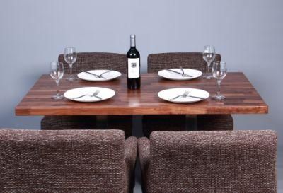 Solid Wood Black Walnut Block Style Dining Table Top