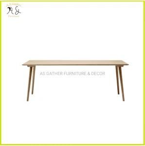 Classic Design Walnut Wooden Long Rectangle Dining Table