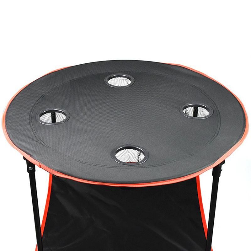 Portable Outdoor Set Ultra-Light Folding Table Camping Multi-Function Camping Car Self-Driving Tour Folding Round Table Wyz15589