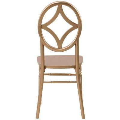 Cheap China Stackable Antique Wooden Diamond Wedding Chairs for Dining