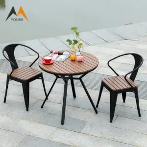 High Quality Outdoor Modern Removable Restaurant Round Cafe Table