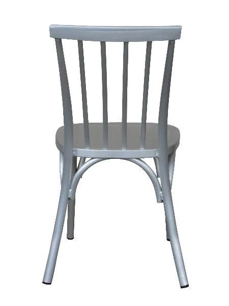 Dining Side Chair Modern Restaurant Furniture Aluminium Armless Chair