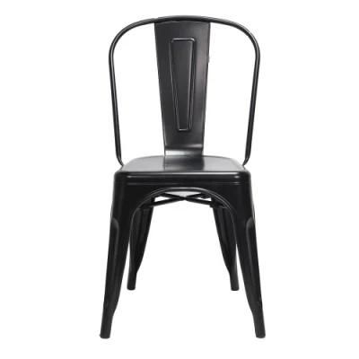 Classic Design Industrial Style Vintage Metal Dining Chair