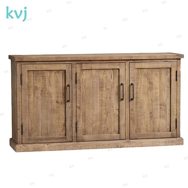 Kvj-7320 Vintage Rustic Solid Wood Buffet Reclaimed Fir Cabinet