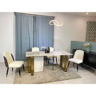 Factory Modern Restaurant Customized Fashion Modern Home Furniture Disassembly Dining Room Table