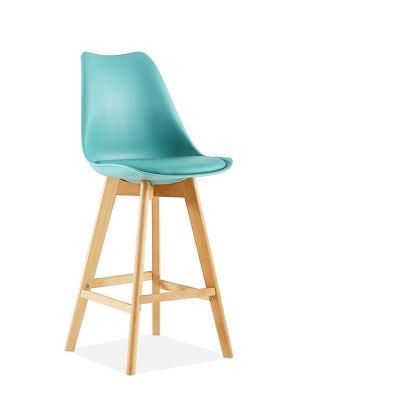 Simple High Stools Bar Chairs Kitchen Indoor Outdoor Lawn Picnic Cafe Designer Bar Chair