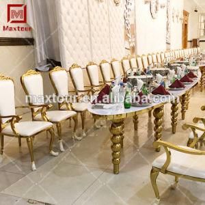 Long Acrylic Top Stainless Steel Base Oval Dining Table