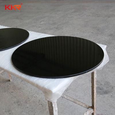 Solid Surface Black Table Tops Artificial Marble Top Dining or Coffee Table