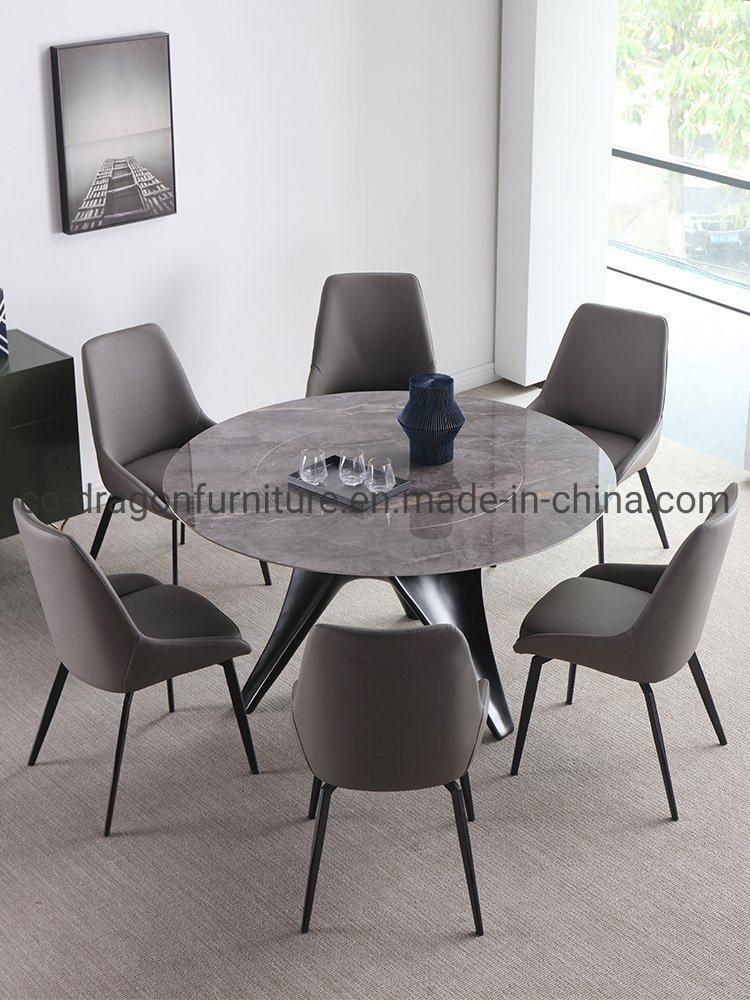 Unique Design Dining Table with Marble Top for Dining Furniture
