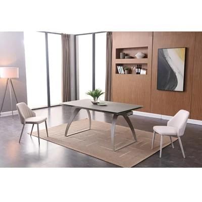 Extension Ceramic Glass Modern Table