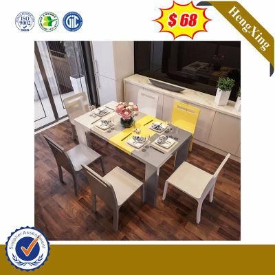 Modern Wooden MDF Home Kitchen Product Dining Room Living Room Furniture Wooden Chair Dining Table Set