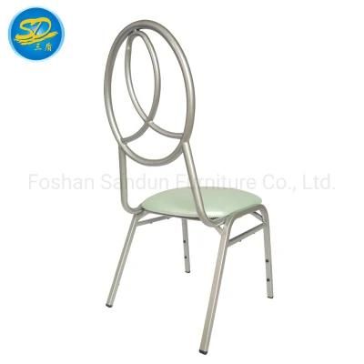 Stacking Metal Hotel Banquet Event Wedding Dining Furniture Chiavari Chair