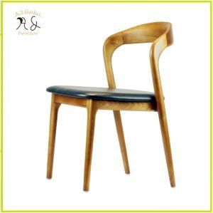 Living Room Furniture Solid Wooden Dining Chair with PU Cushion