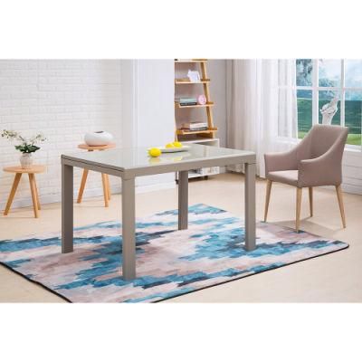 Modern Extension MDF Brace Living Room Furniture Dining Table