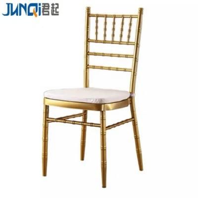 Used Rental Gold Metal Chiavari Chair for Wedding Banquet