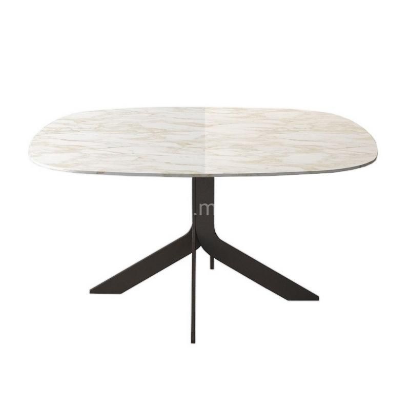 Dinner Table Set Dining Room Furniture Marble Round Dining Table Set 4 Chairs