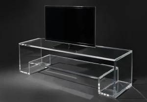 Beautiful Design Transparent Acrylic TV Stand