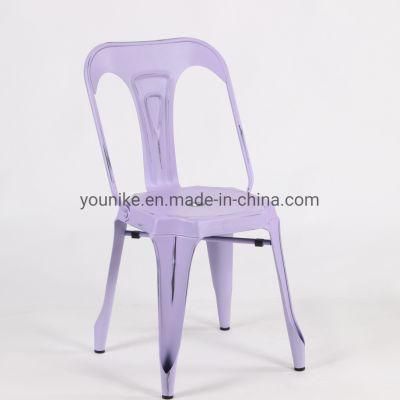 Industrial Tolix Vintage Dining Metal Multipl&prime;s Chair Stackable