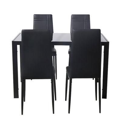 Nordic Design for a Four-Seater Dining Table and Chair Set