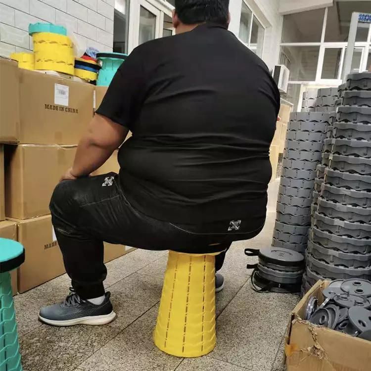 Portable Plastic Stackable Stool Chair